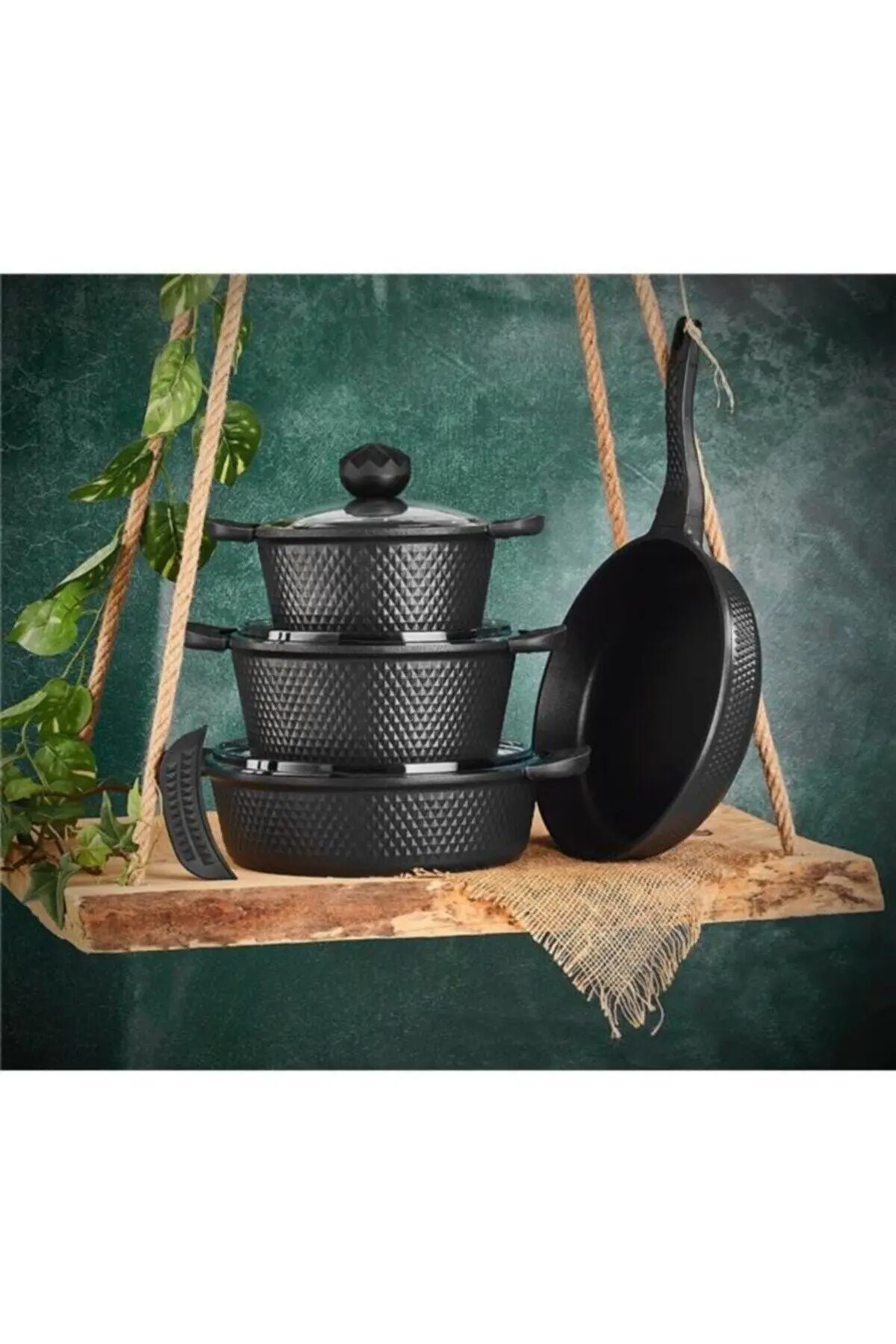 Amboss Quartz 7 Piece Granite Cookware Set BLACK. Made in Turkey Casting granite cookware set. BUCKET SET GIFT
Amboss Quartz 7 Piece Granite Cookware Set BLACK. Made in Turkey Casting granite cookware set. BUCKET SET GIFT