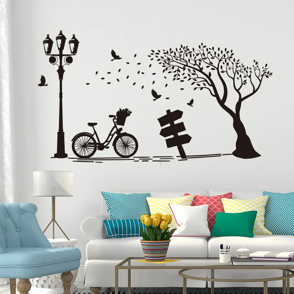 Vintage Wall Stickers Autumn Bicycle Murals Living Room Bedroom Decoration Wallpaper Removable Vinyl Decals DW22207
Vintage Wall Stickers Autumn Bicycle Murals Living Room Bedroom Decoration Wallpaper Removable Vinyl Decals DW22207