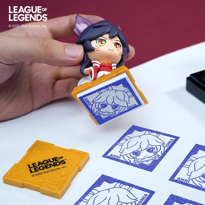 Original Blind Box League of Legends Ahri Yasuo Irelia Akali Yone Lee Sin Anime Figures Seal Toys Guess Bag Model Girls Gifts |