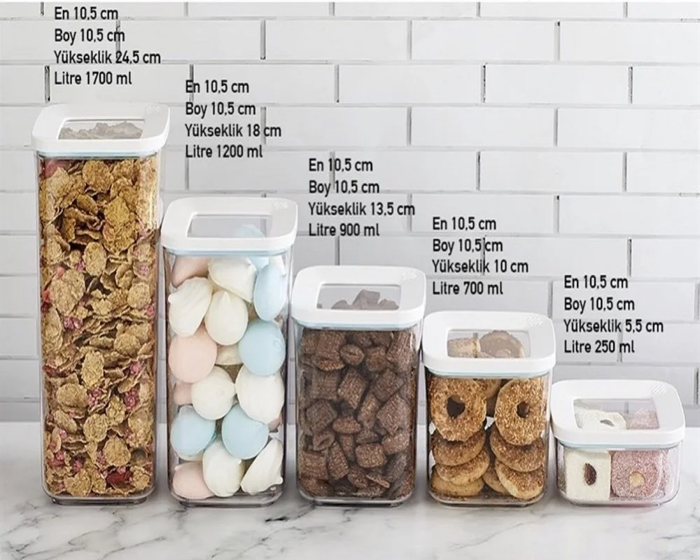 12 PCS Kitchen Food Storage Box Container Set Organizer Square Vacuum Lid Airtight Jars Pantry Noodle Legume Cereals Rice Pasta
12 PCS Kitchen Food Storage Box Container Set Organizer Square Vacuum Lid Airtight Jars Pantry Noodle Legume Cereals Rice Pasta