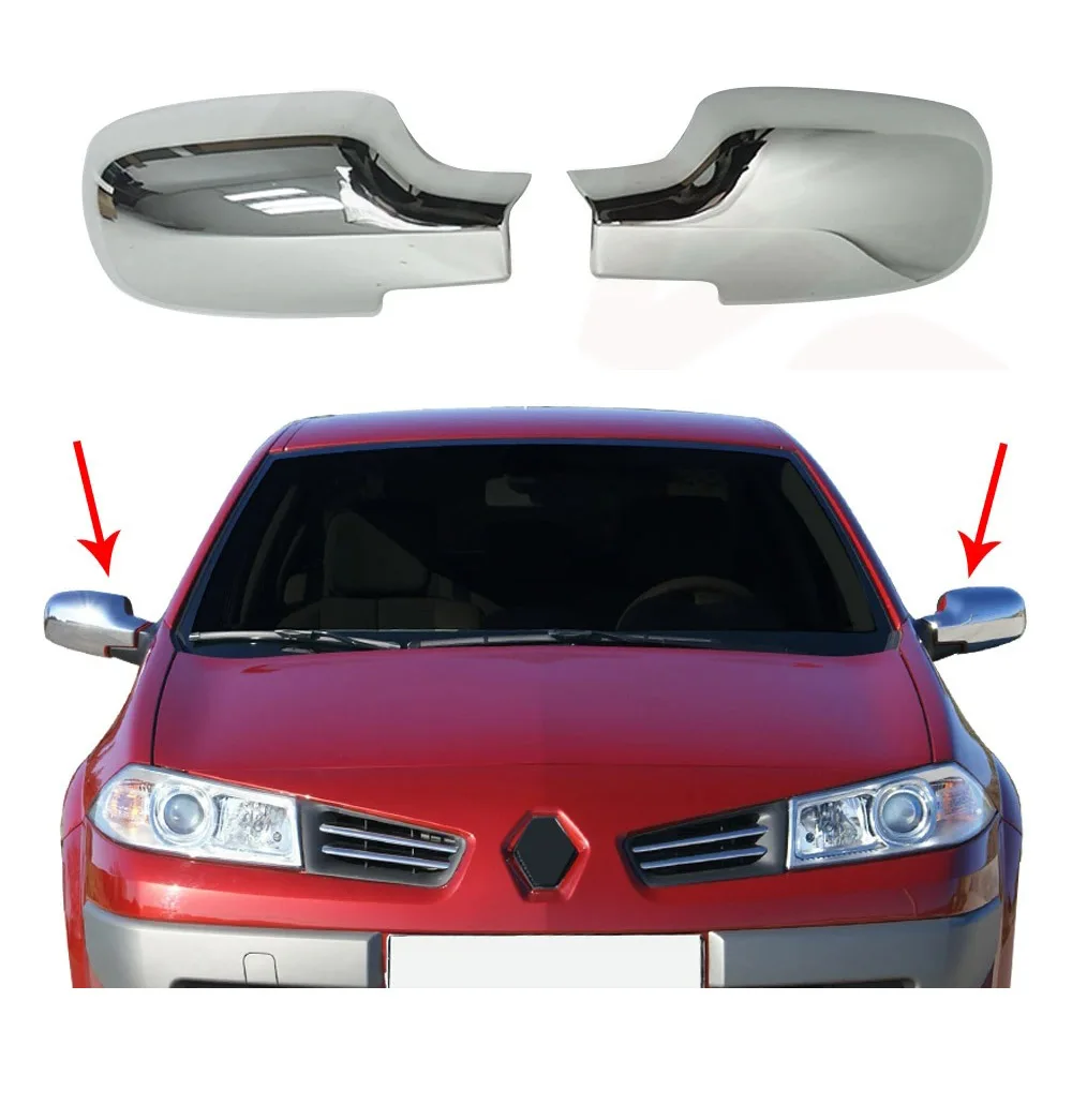 Крышка зеркала Renault Scenic 2 Хромированная, 2 шт., нержавеющая сталь (2003-2009)
Крышка зеркала Renault Scenic 2 Хромированная, 2 шт., нержавеющая сталь (2003-2009)