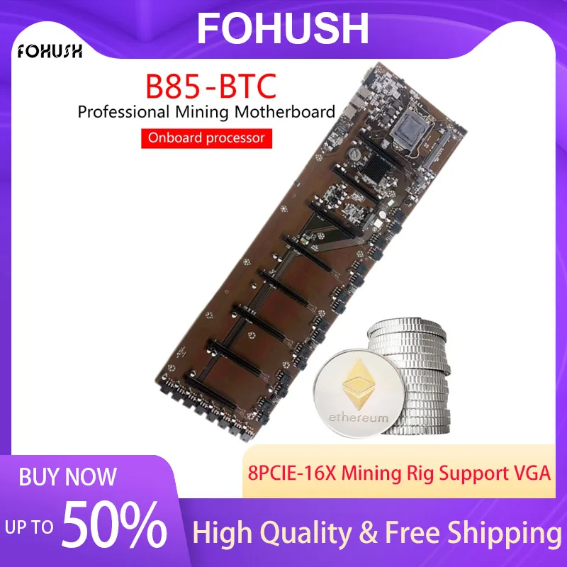 New B85 BTC Mining Expert 8PCIE-16X mining rig BTC ETH BGA Professional Mining Motherboard LGA1150 USB3.0 SATA3 Support VGA
New B85 BTC Mining Expert 8PCIE-16X mining rig BTC ETH BGA Professional Mining Motherboard LGA1150 USB3.0 SATA3 Support VGA