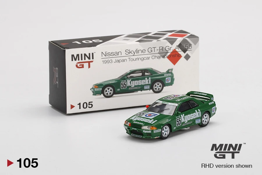 Minigt 1:64 Nissan Skyline GT-R (R32) Gr.A 55 Kyoseki 1993 японский Чемпионат турнира
Minigt 1:64 Nissan Skyline GT-R (R32) Gr.A 55 Kyoseki 1993 японский Чемпионат турнира