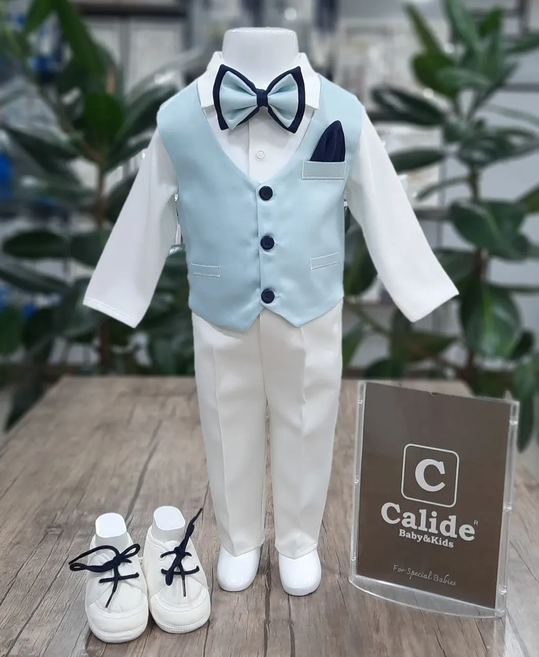 Baby Boys Clothing Newborn Wedding Marriage Costum Suit Tuxedo Baptism Set Shirt Vest Bow Tie Shoes 7 Piece 3 - 6 Months 62 cm
Baby Boys Clothing Newborn Wedding Marriage Costum Suit Tuxedo Baptism Set Shirt Vest Bow Tie Shoes 7 Piece 3 - 6 Months 62 cm