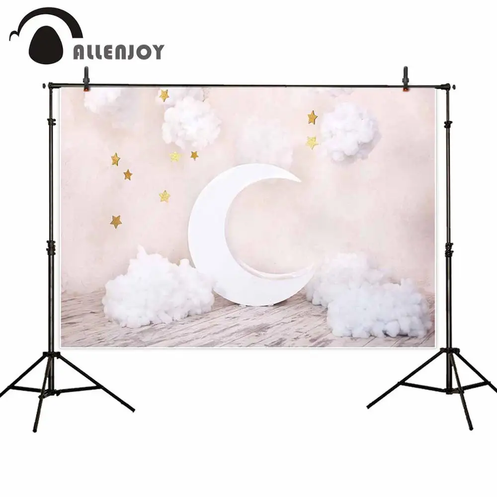 Фотофон Allenjoy с изображением занавеса облака Луны хорошей мечты детского дня
