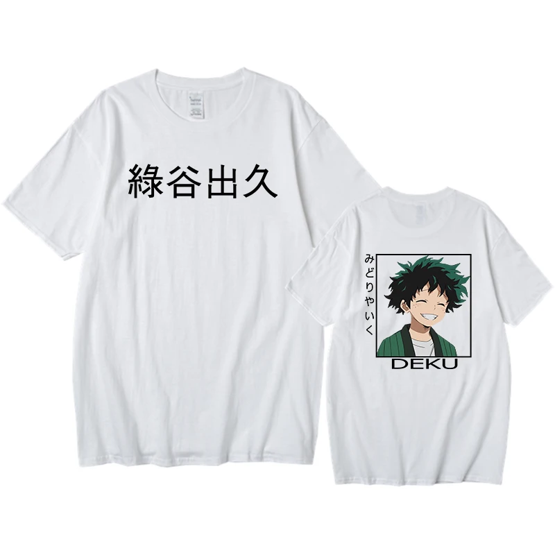 Футболка Midoriya Izuku с рисунком аниме Моя геройская Академия для мужчин и женщин, графические футболки с рисунком манга очако урарака, модная ф...
Футболка Midoriya Izuku с рисунком аниме Моя геройская Академия для мужчин и женщин, графические футболки с рисунком манга очако урарака, модная ф...