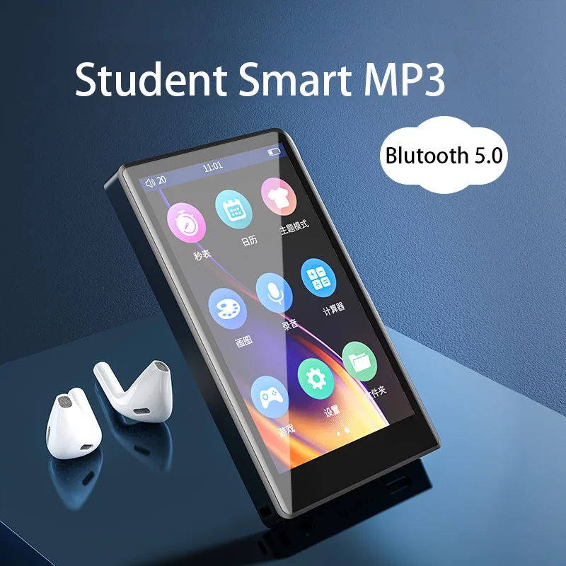 Новый MP4-плеер с Bluetooth 5 0 Hi-Fi полноразмерный сенсорный экран 4 дюйма поддержка