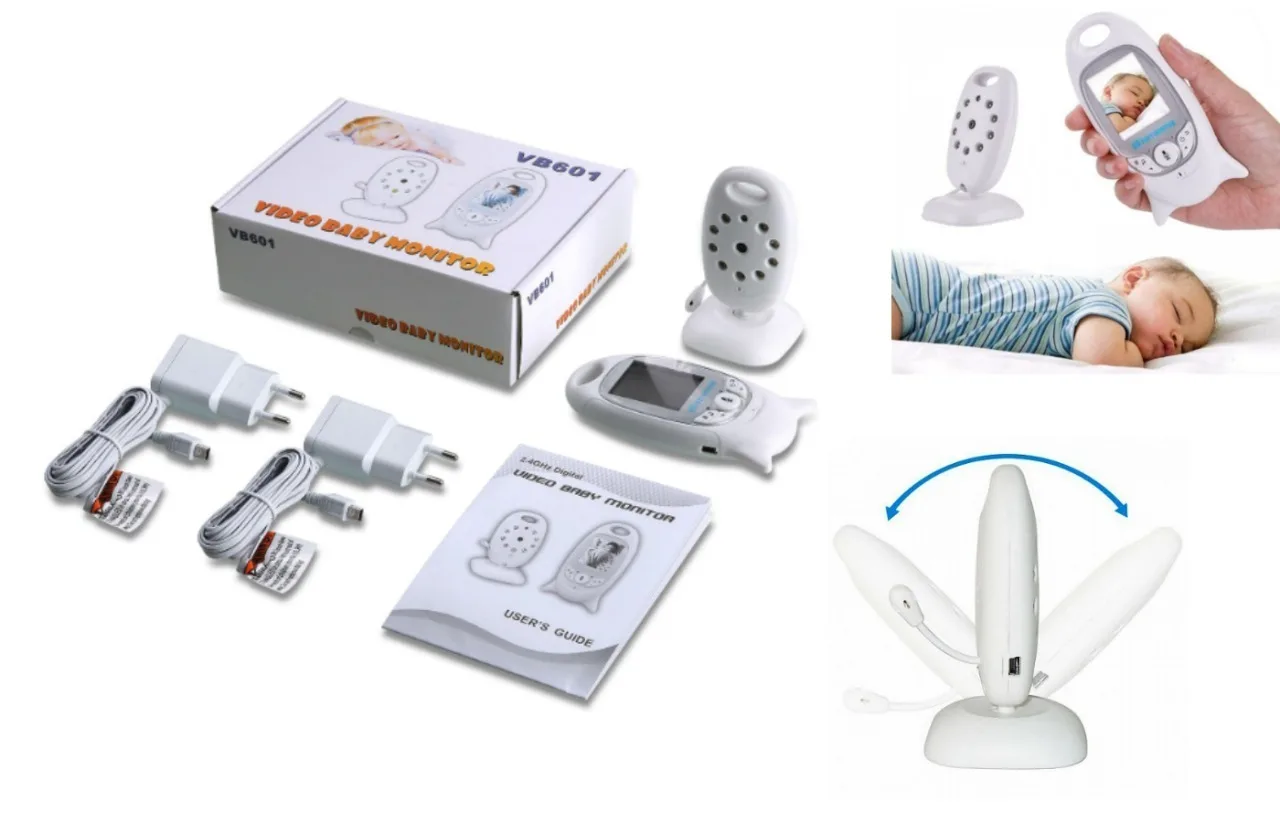 Беспроводная видеоняня Video Baby Monitor VB601 с функцией ночного видения | Мать и ребенок