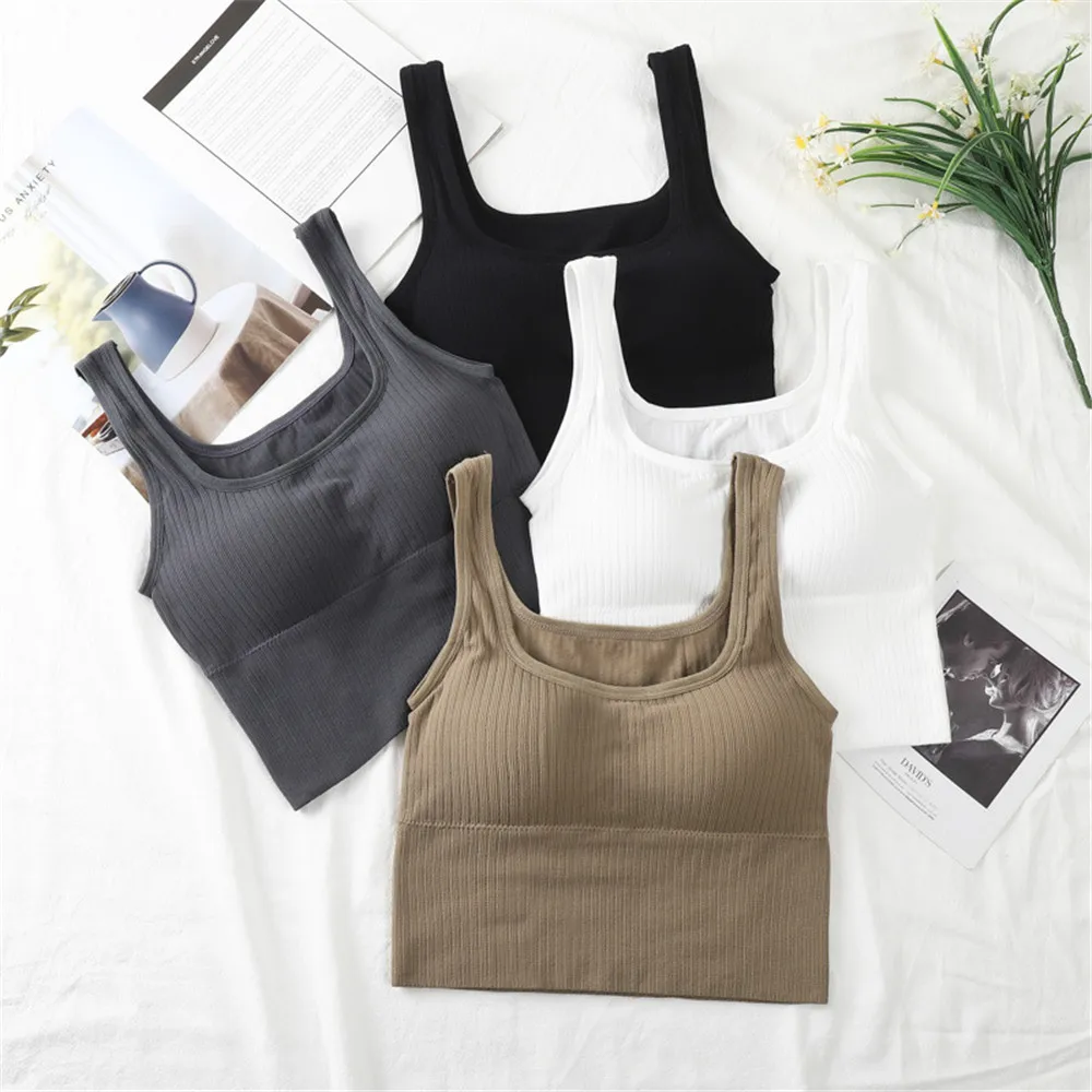 Sports Long Bras Solid Yoga Tops For Fitness Active Bra Female Anti-sweat Underwear Cup A-C One Size Wireless Tank Tops Workout
Sports Long Bras Solid Yoga Tops For Fitness Active Bra Female Anti-sweat Underwear Cup A-C One Size Wireless Tank Tops Workout