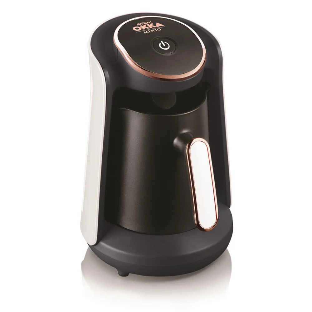 Automatic Turkish Coffee Machine Arzum Okka Minio, 4 Cups Capacity (300 ML) Washable Coffee Pot, Sound Warning System, Portable
Automatic Turkish Coffee Machine Arzum Okka Minio, 4 Cups Capacity (300 ML) Washable Coffee Pot, Sound Warning System, Portable
