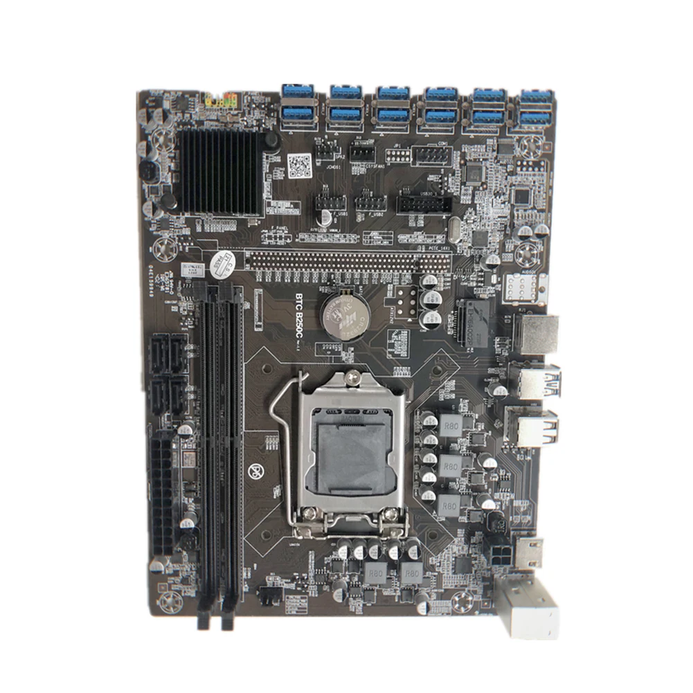 B250C BTC 12xusb настольный компьютер для майнинга материнская плата PCI Express графическая карта DDR4 Процессорная майнинговая плата поддерживает сер...
B250C BTC 12xusb настольный компьютер для майнинга материнская плата PCI Express графическая карта DDR4 Процессорная майнинговая плата поддерживает сер...