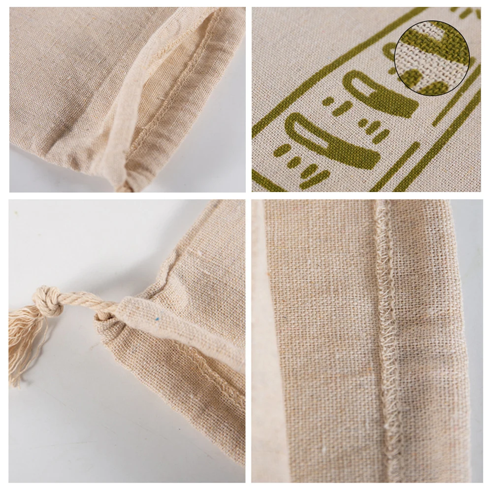 Organic Cotton Bread Bags Linen Durable Baguette Food Fruit Vegetables Storage Bags Portable Reusable Kitchen Storage Bags
Organic Cotton Bread Bags Linen Durable Baguette Food Fruit Vegetables Storage Bags Portable Reusable Kitchen Storage Bags