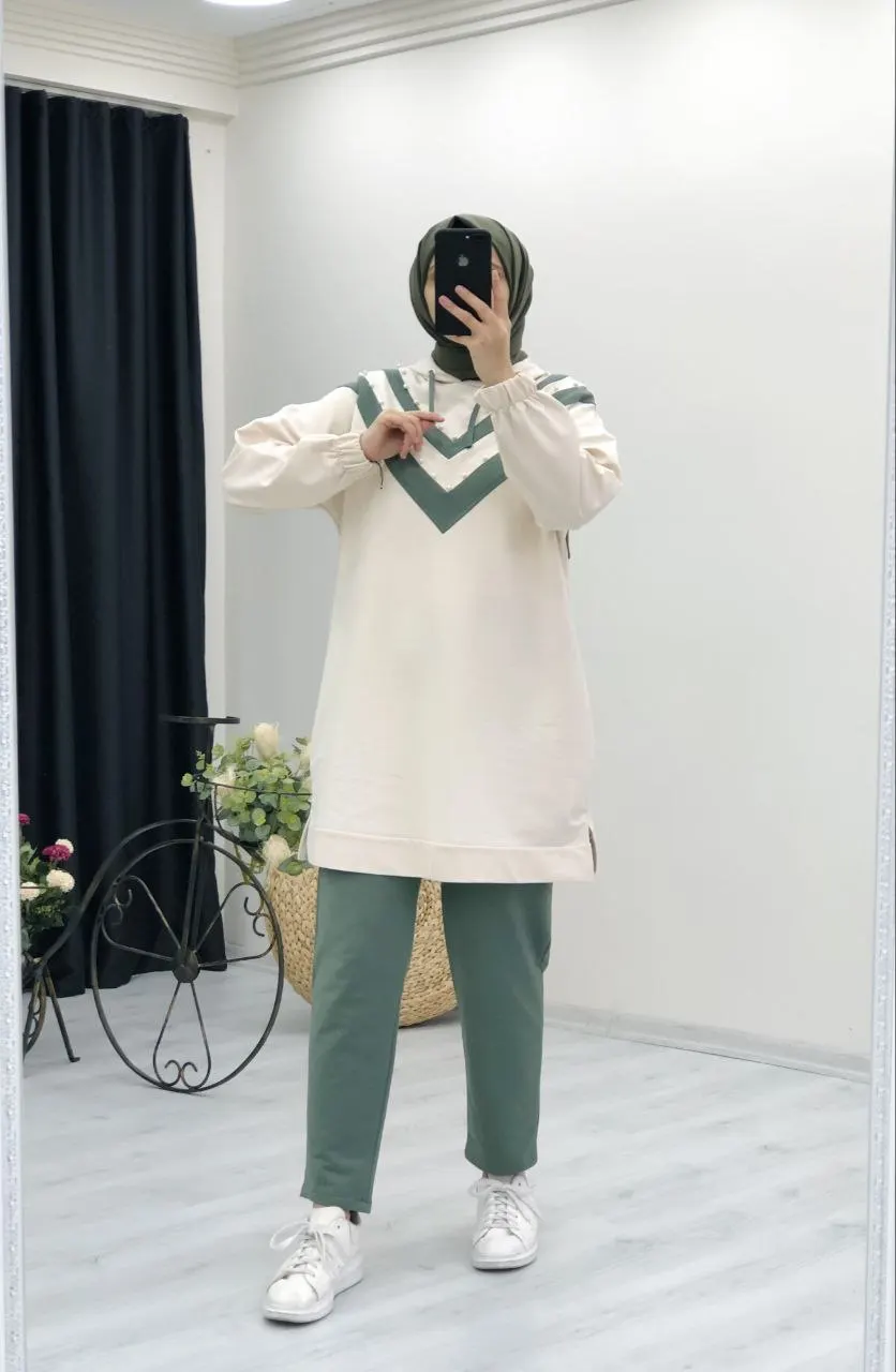 New Season Women Islamic Clothing 2 Piece Set Abaya Kaftan Tunic Dubai Arab Muslim Islamic Fashion Turkish Quality Eid Models
New Season Women Islamic Clothing 2 Piece Set Abaya Kaftan Tunic Dubai Arab Muslim Islamic Fashion Turkish Quality Eid Models