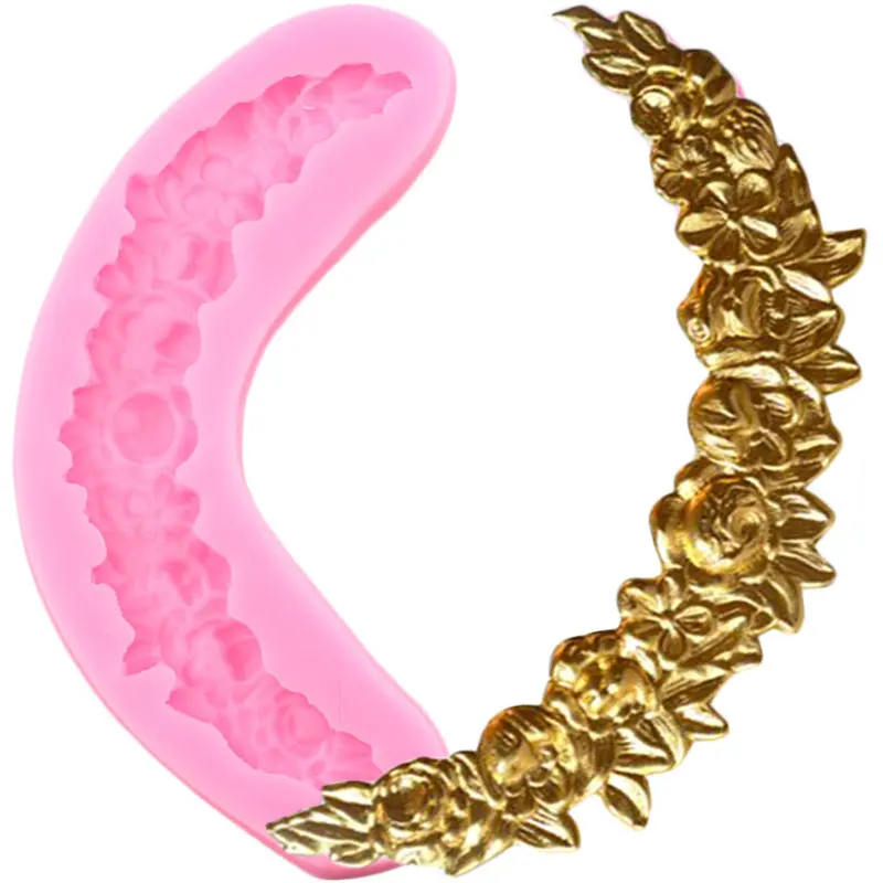 Rose Wreath Silicone Mold Flower Relief Cake Border Chocolate Mould Fondant Cake Decorating Tools Polymer Clay Candy Molds
Rose Wreath Silicone Mold Flower Relief Cake Border Chocolate Mould Fondant Cake Decorating Tools Polymer Clay Candy Molds