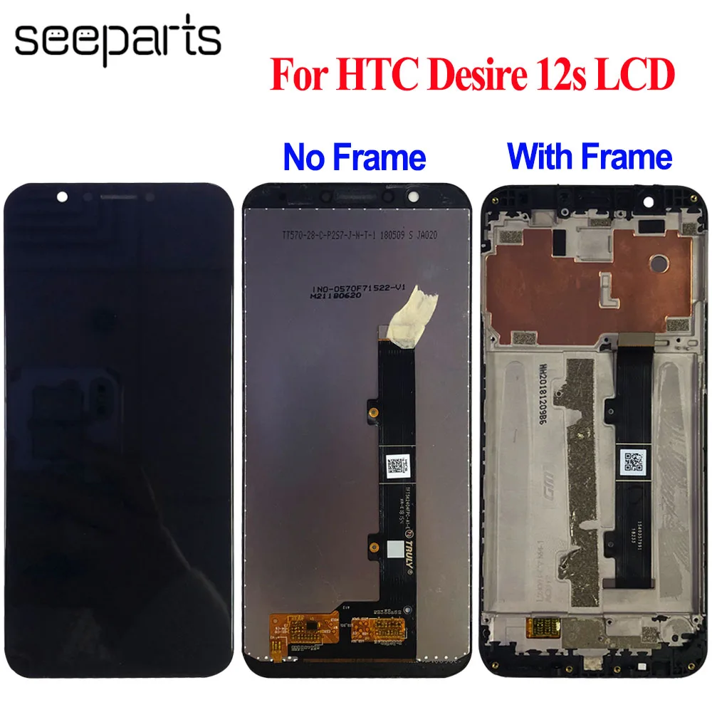 ЖК-дисплей 5,7 дюйма для HTC Desire 12s, сенсорный экран с дигитайзером в сборе для HTC Desire 12s, Замена ЖК-экрана
ЖК-дисплей 5,7 дюйма для HTC Desire 12s, сенсорный экран с дигитайзером в сборе для HTC Desire 12s, Замена ЖК-экрана