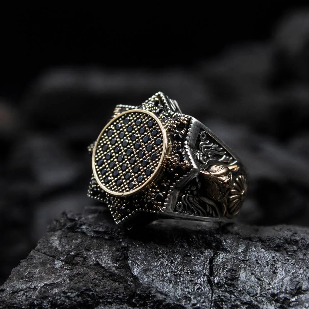 Black Zircon Stone Real 925 Sterling Customized Silver Ring for Men Luxury Jewelry Souvenir Gift Special
Black Zircon Stone Real 925 Sterling Customized Silver Ring for Men Luxury Jewelry Souvenir Gift Special