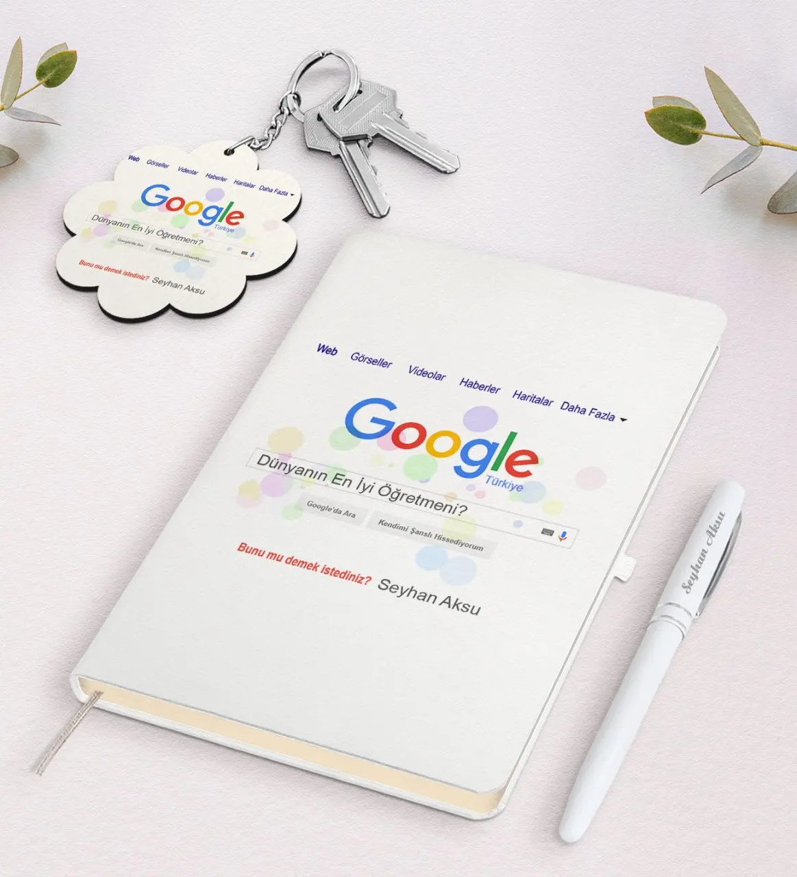 Personalised Google is the Worlds Best Teacher White Notebook Pen And Keychain Gift Set
Personalised Google is the Worlds Best Teacher White Notebook Pen And Keychain Gift Set