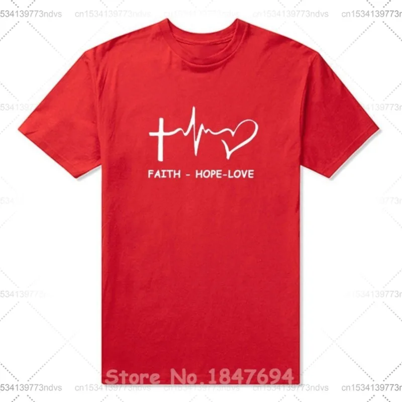 New Style Faith Hope Love Funny ity God Gift T Shirts Men Casual Short Sleeve 
New Style Faith Hope Love Funny ity God Gift T Shirts Men Casual Short Sleeve