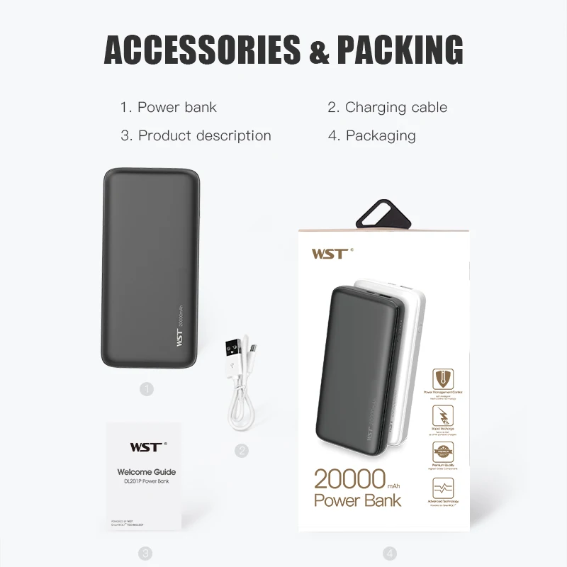 Power banks 20000mah fast charging PD 60W portable phone mobile charger power bank laptop power bank
Power banks 20000mah fast charging PD 60W portable phone mobile charger power bank laptop power bank