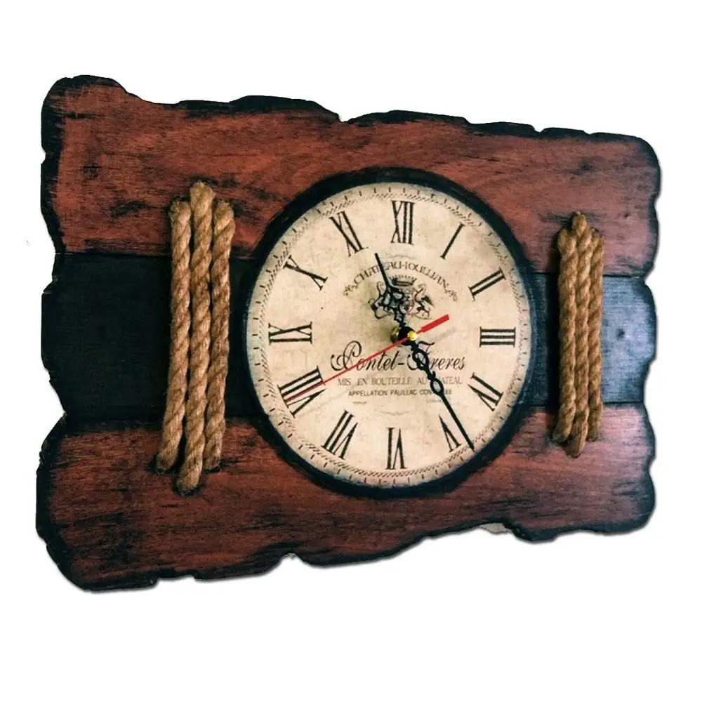Wooden Wicker Wall Clock Handmade creative quality rustic decoration luxury modern silent classic gift retro tumbled home new
Wooden Wicker Wall Clock Handmade creative quality rustic decoration luxury modern silent classic gift retro tumbled home new