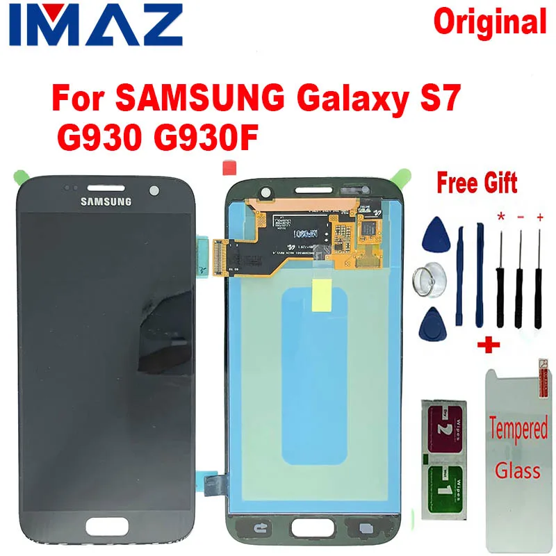 Оригинальный ЖК-дисплей IMAZ 5,1 "с ожоговым тенем для SAMSUNG Galaxy S7 G930 G930F, дисплей с сенсорным экраном и дигитайзером в сборе для G930A, ЖК-дисплей
Оригинальный ЖК-дисплей IMAZ 5,1 "с ожоговым тенем для SAMSUNG Galaxy S7 G930 G930F, дисплей с сенсорным экраном и дигитайзером в сборе для G930A, ЖК-дисплей