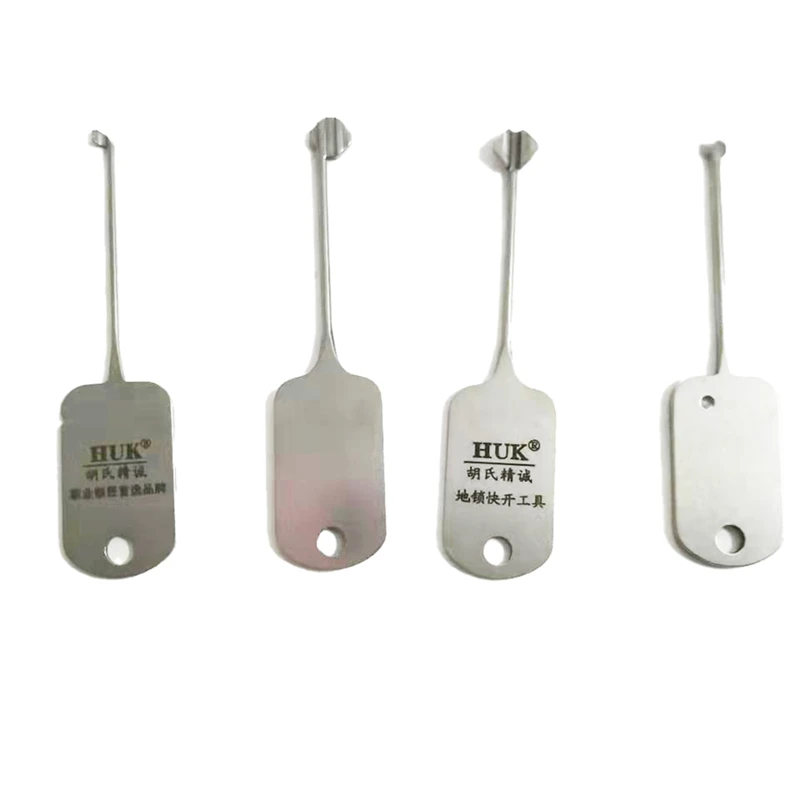 

4pcs HUK OUTRUNNER 2IN1 Lock opener tool locksmith SET Practice Locksmith repair Tools By Pass Tool Door Unlock Hand Tools