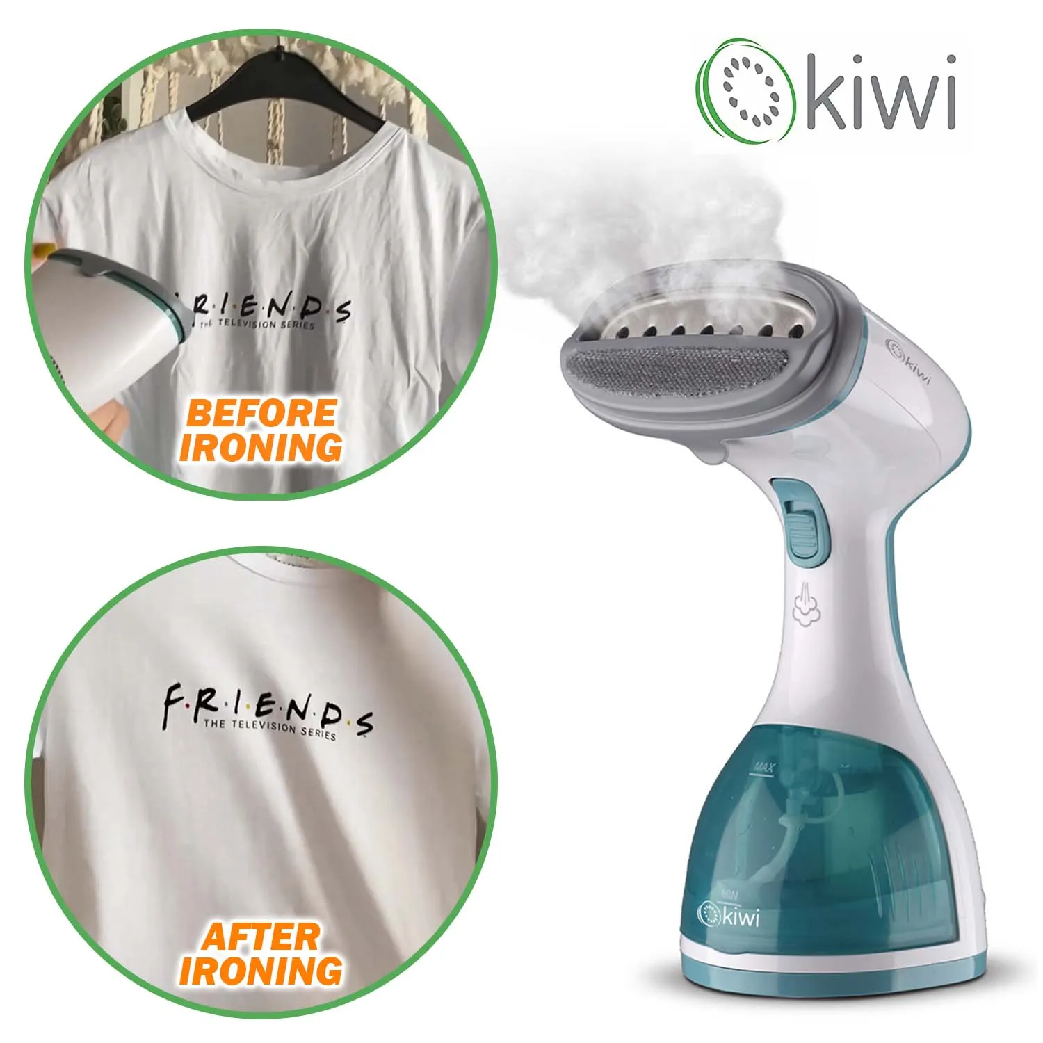 Handheld Garment Steamer Kiwi KSI-6450 Steam Iron Clothes Travel Portable Vertical Fast-Heat For Clothes Ironing 
Handheld Garment Steamer Kiwi KSI-6450 Steam Iron Clothes Travel Portable Vertical Fast-Heat For Clothes Ironing