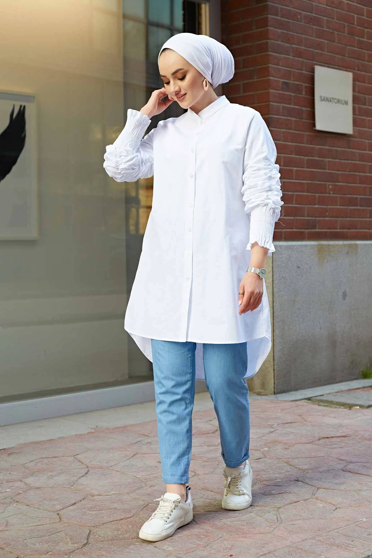 Women's Tunic Islamic Clothing Long Shirt Hijab Musulman Tops Turkey Muslim Fashion Design Tunique Longue Femme Musulmane 2021
Women's Tunic Islamic Clothing Long Shirt Hijab Musulman Tops Turkey Muslim Fashion Design Tunique Longue Femme Musulmane 2021