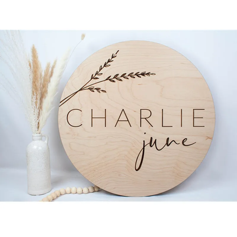 Engraved wood Baby Name sign, Custom floral brith Announcement plaque, photoshoot Accessories, Nursery decoration, Newborn gift
Engraved wood Baby Name sign, Custom floral brith Announcement plaque, photoshoot Accessories, Nursery decoration, Newborn gift