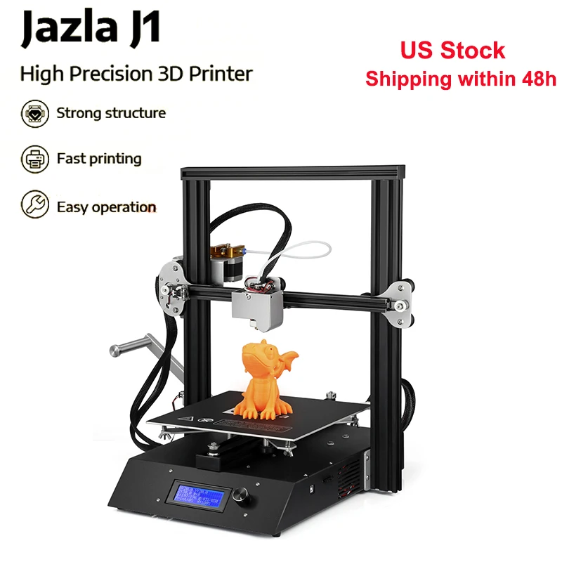 Зазор Jazla J1 Высокоточный 3d принтер 180 мм/сек. FDM 0 4 мм диаметр сопла DIY комплект