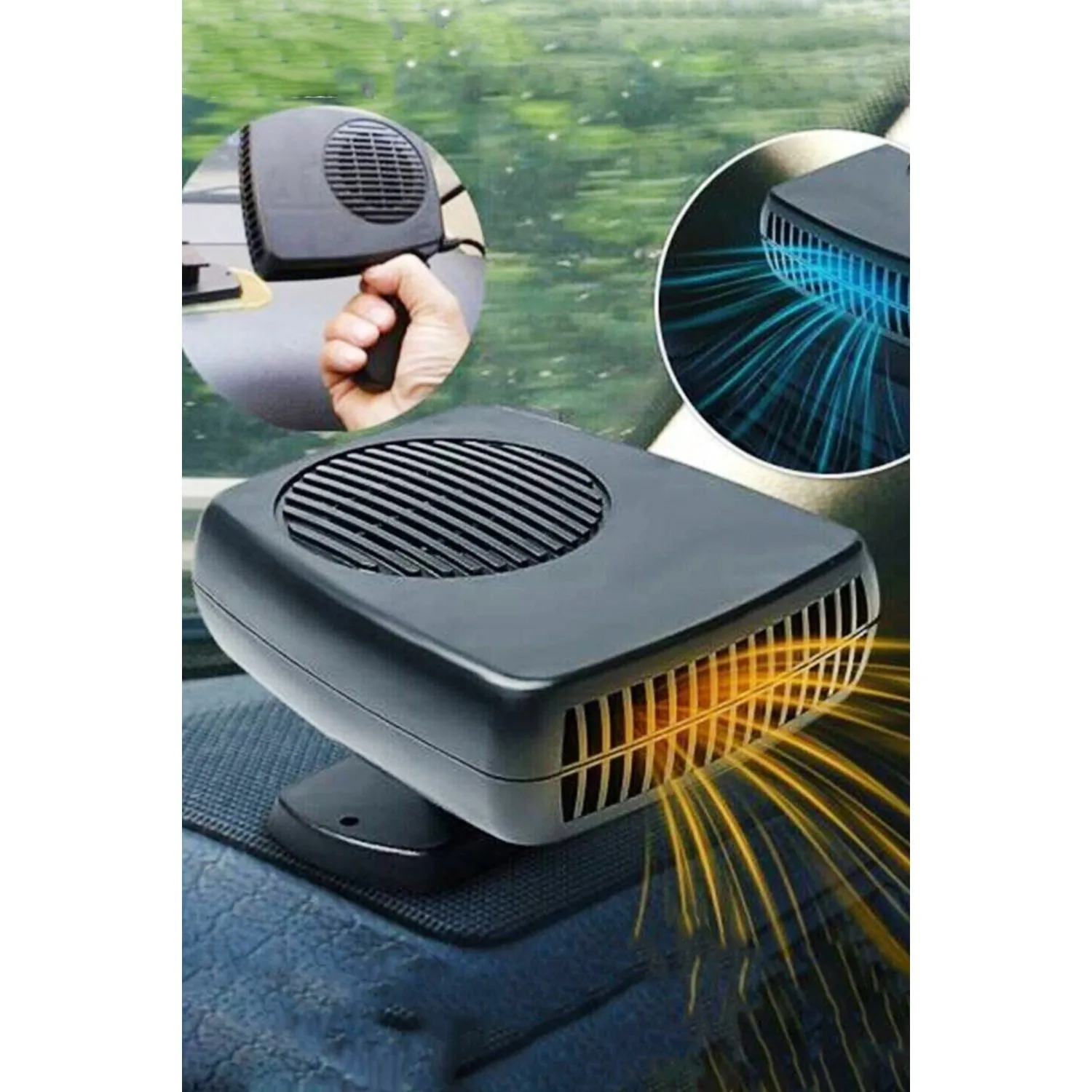 Practical Car Interior Heater-Cooler Defogger Fan With Cigarette Lighter Input 12V Fan Air Cleaner Machine 
Practical Car Interior Heater-Cooler Defogger Fan With Cigarette Lighter Input 12V Fan Air Cleaner Machine