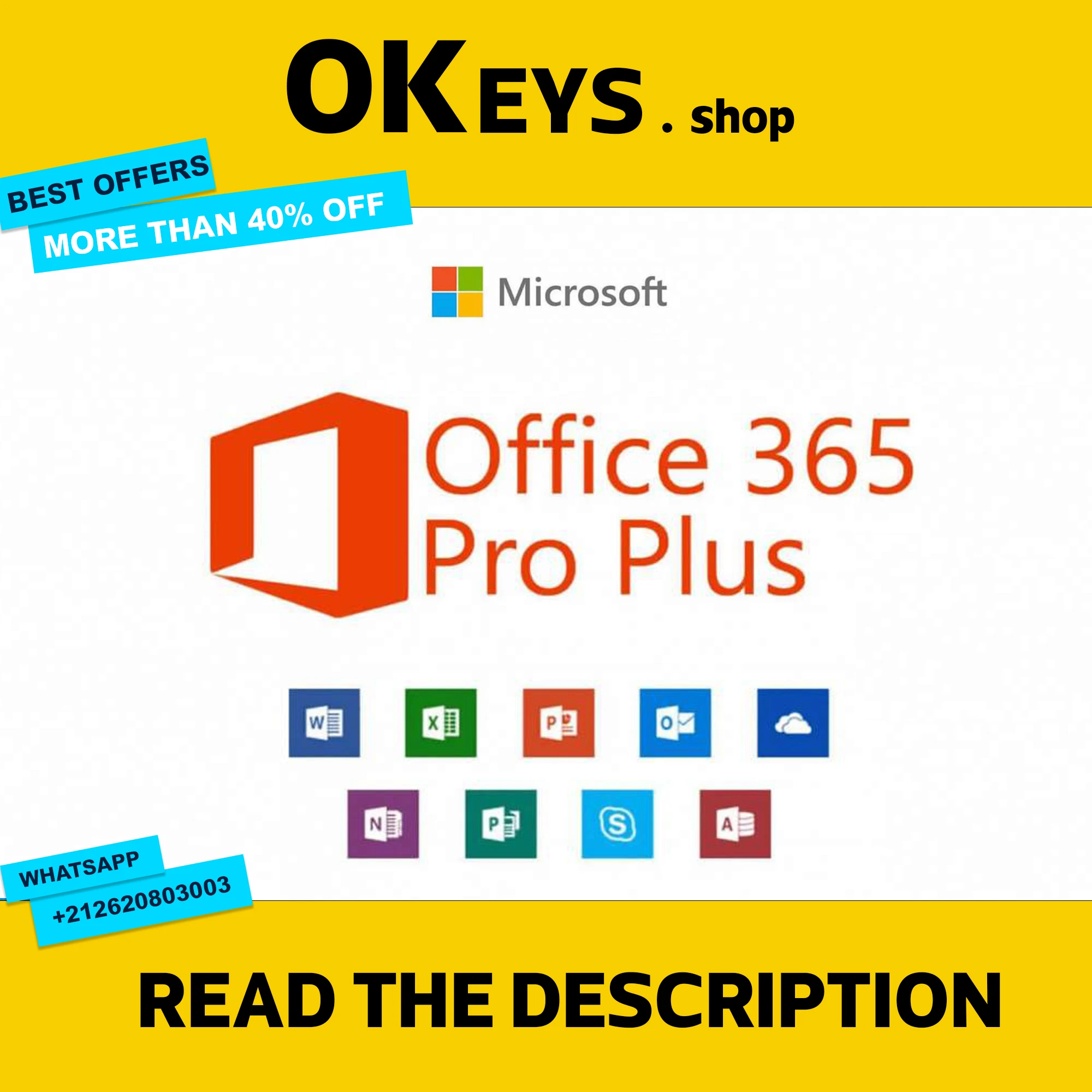 

{Office 365 Pro Plus работает на 5 устройствах глобального использования}