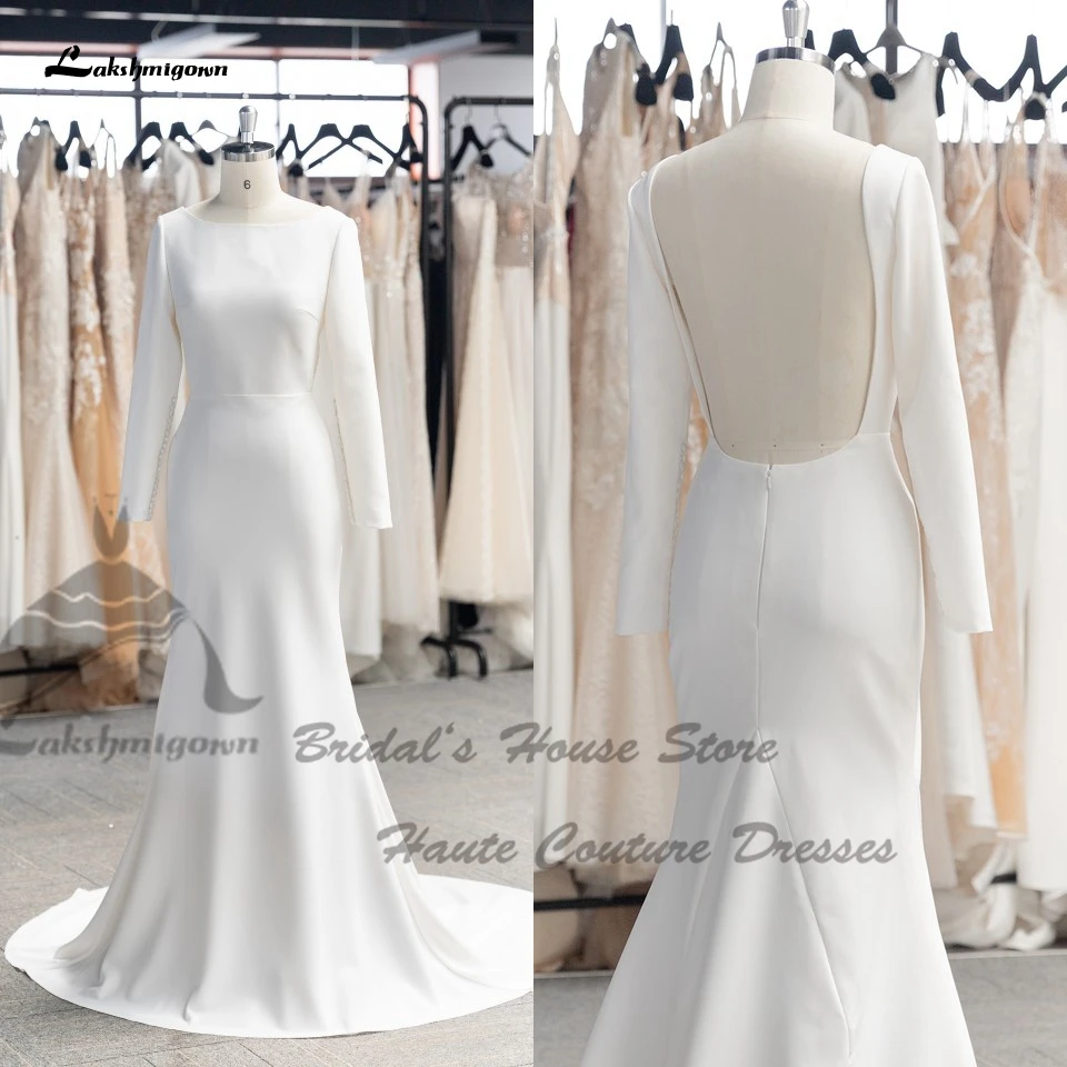 Princess Bridal Mermaid Wedding Dress Long Sleeve 2022 Vestito Sposa Chic Boho Women Robe Satin Wedding Gowns Open Back
Princess Bridal Mermaid Wedding Dress Long Sleeve 2022 Vestito Sposa Chic Boho Women Robe Satin Wedding Gowns Open Back