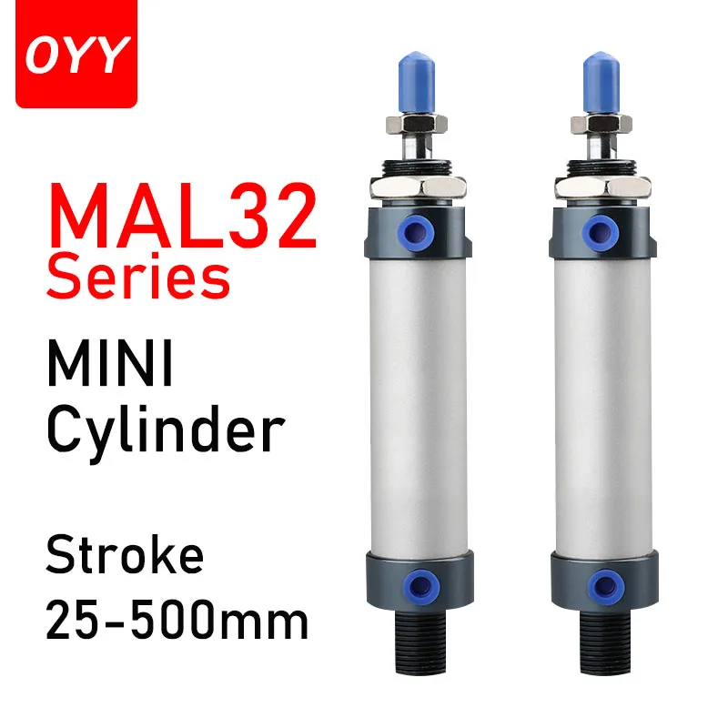 Маленькие Воздушные цилиндры серии MAL32mm, мини-пневматический цилиндр 25-500 мм, Ход двойного действия, алюминий
Маленькие Воздушные цилиндры серии MAL32mm, мини-пневматический цилиндр 25-500 мм, Ход двойного действия, алюминий