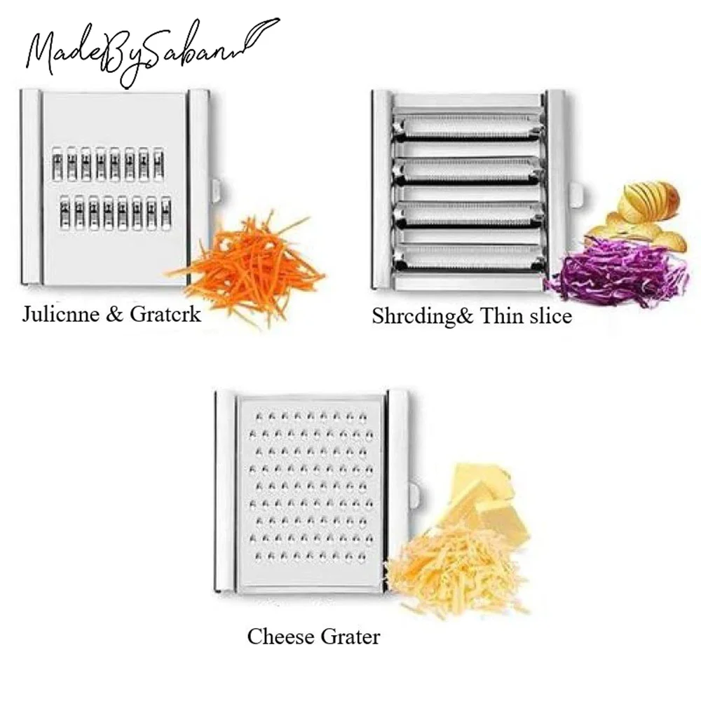 Kitchen Multifunctional Stainless Steel Vegetable Slicer Potato Shredder Adjustable Cutting Tool with Sharp Blades
Kitchen Multifunctional Stainless Steel Vegetable Slicer Potato Shredder Adjustable Cutting Tool with Sharp Blades