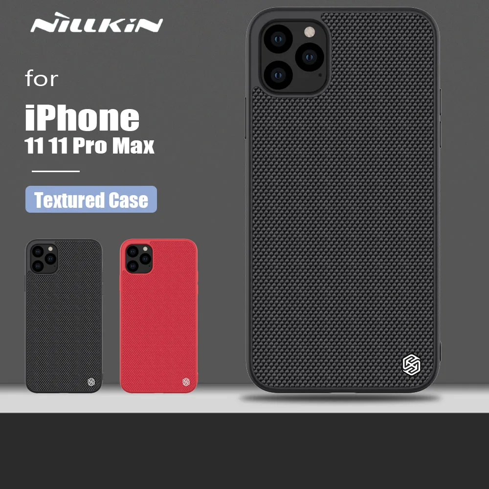 Чехол Nillkin для iPhone 11 Pro Max с объемной текстурой задняя крышка из поликарбоната