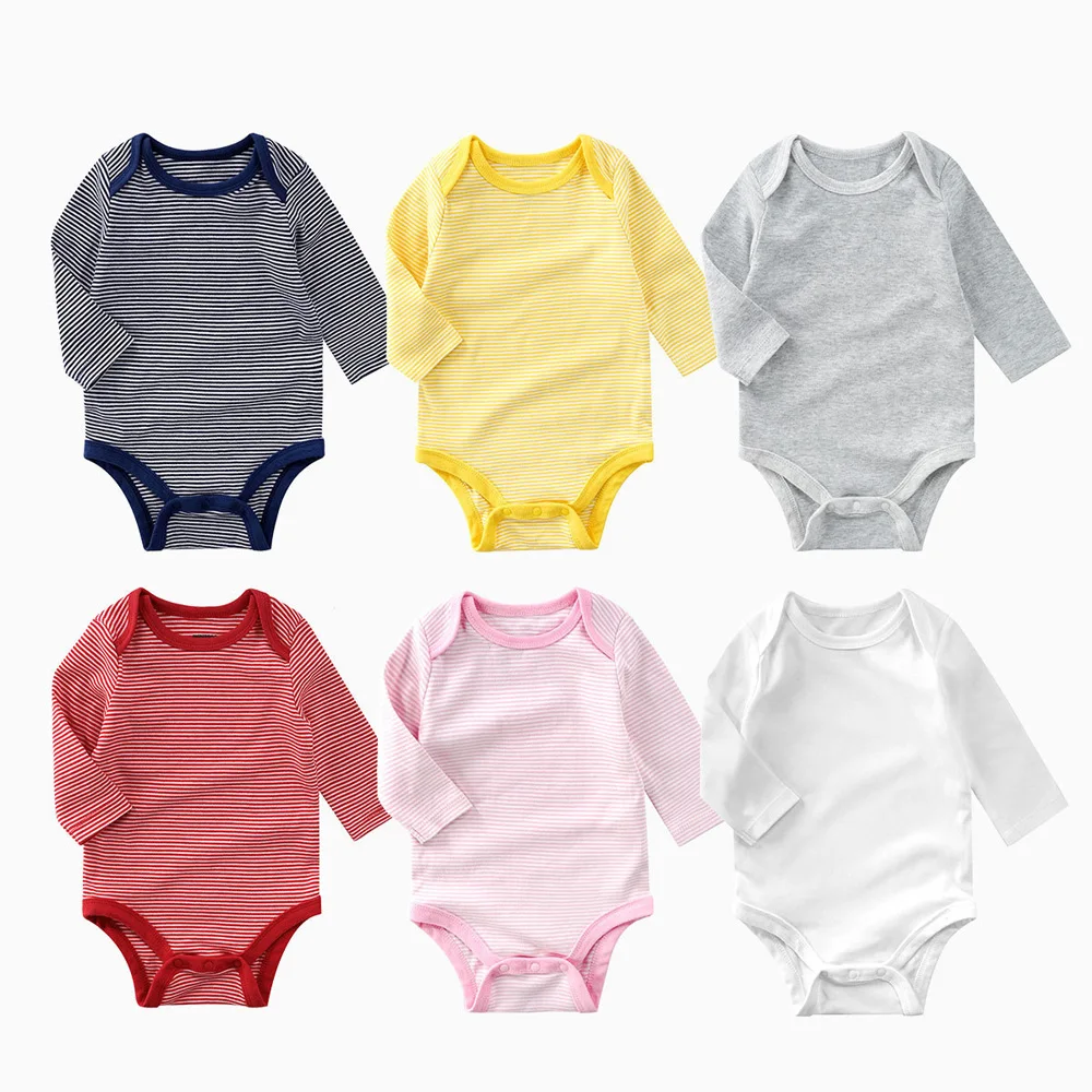 Striped Bodysuits Boys Girls Baby Long-sleeved Bodies Striped Cotton Cute Soft Babywear Daily Clothing O neck
Striped Bodysuits Boys Girls Baby Long-sleeved Bodies Striped Cotton Cute Soft Babywear Daily Clothing O neck
