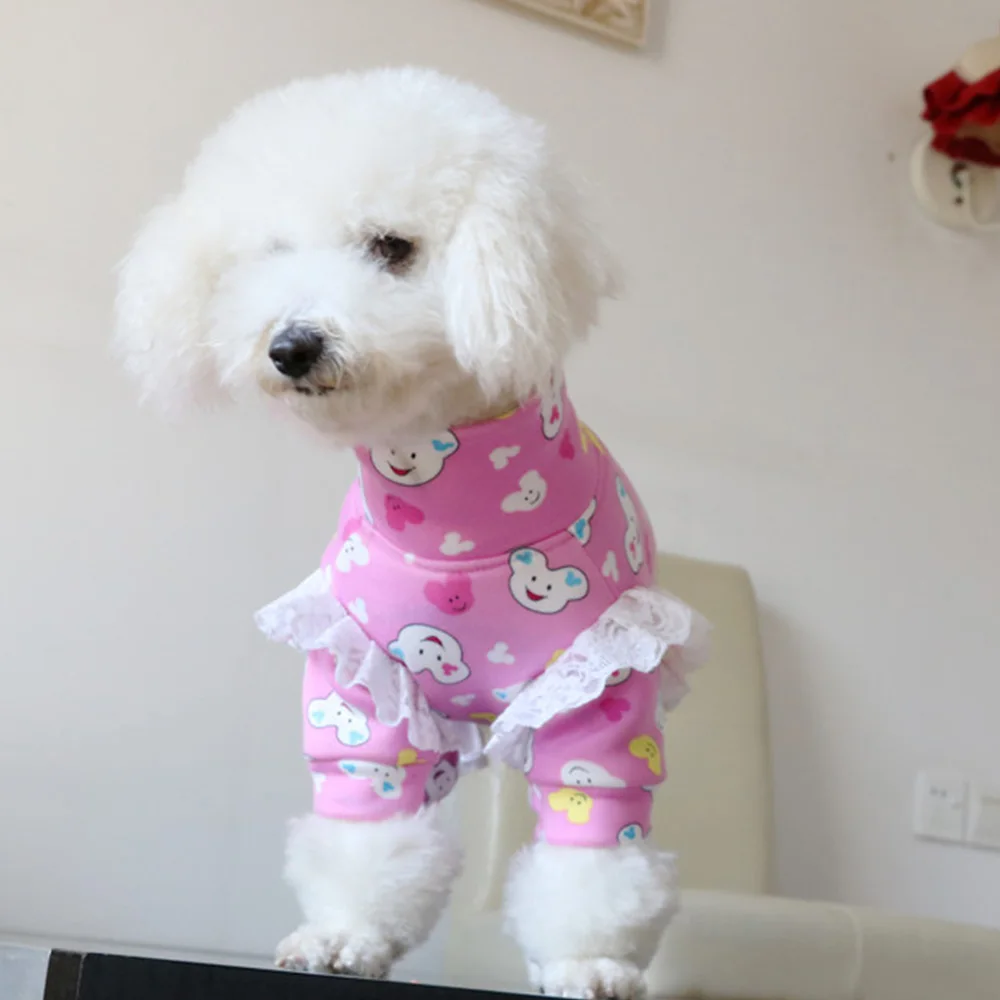 Autumn Small Dog Pajamas Pet Clothes for French Bulldog Warm Cute Pink Printed Nightshirt Apparel Chihuahua Hoodies for Yorkie
Autumn Small Dog Pajamas Pet Clothes for French Bulldog Warm Cute Pink Printed Nightshirt Apparel Chihuahua Hoodies for Yorkie