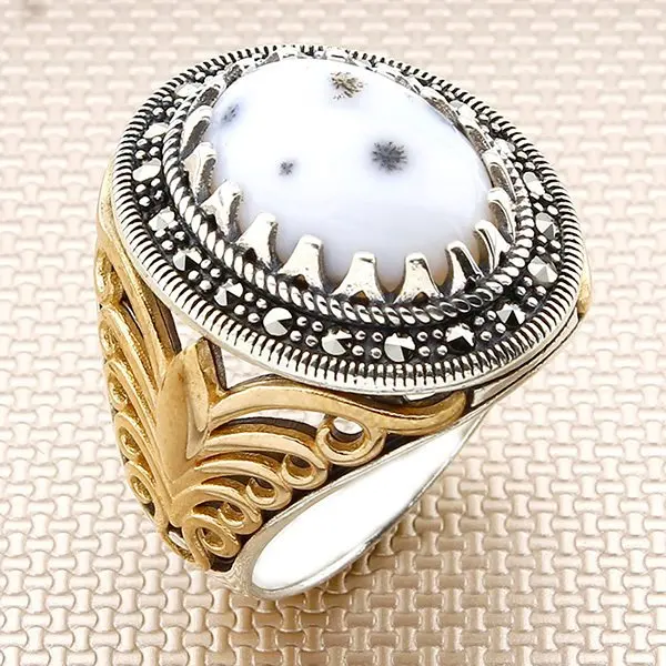 Oval White Yemen Agate Stone Silver Ring Vintage Men Silver Ring Bronz Color Big Heavy Silver Ring Solid 925 Sterling Silver
Oval White Yemen Agate Stone Silver Ring Vintage Men Silver Ring Bronz Color Big Heavy Silver Ring Solid 925 Sterling Silver