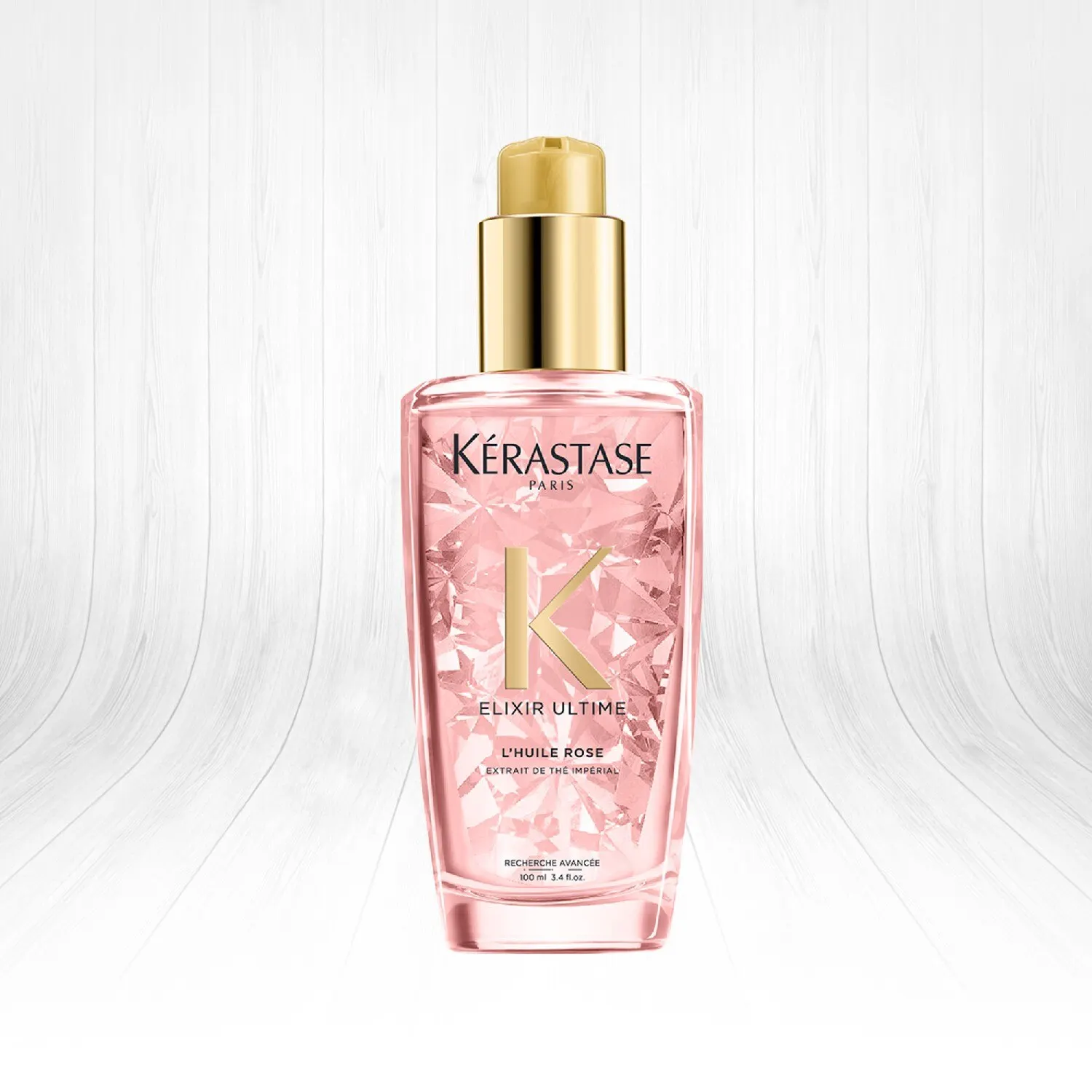 

WONDERFUL HAIR Kerastase Elixir Ultime L'Huile Rose Shine Oil for Colored Hair Glass Bottle 100ml