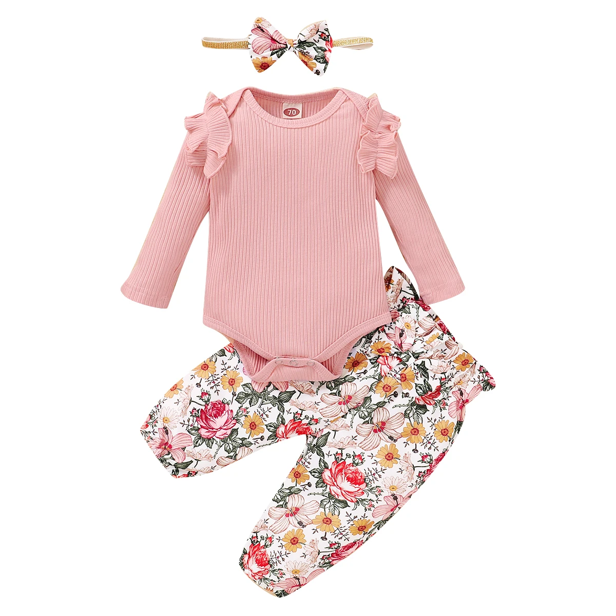 Free Shipping Baby Girl Spring Clothes Set Solid Purple Baby Long Sleeve Romper Floral Pants WIth Headband 3PCS Toddlers Outfits
Free Shipping Baby Girl Spring Clothes Set Solid Purple Baby Long Sleeve Romper Floral Pants WIth Headband 3PCS Toddlers Outfits