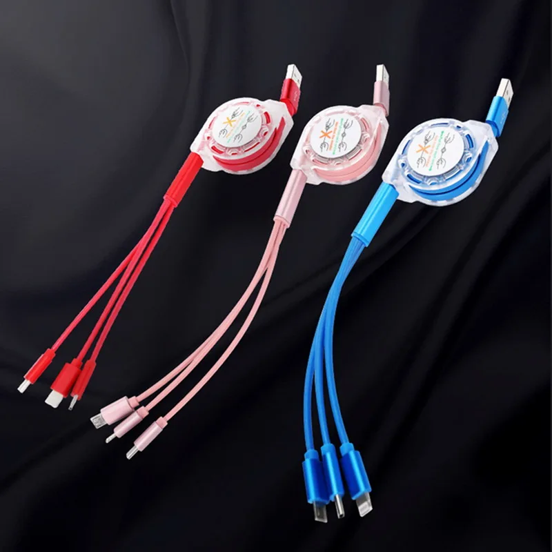 kphrtek 1PC 1 to 3 data lines 1.5 meters long 3 in 1 telescopic charging line new aluminum alloy multi-function fast charging
kphrtek 1PC 1 to 3 data lines 1.5 meters long 3 in 1 telescopic charging line new aluminum alloy multi-function fast charging