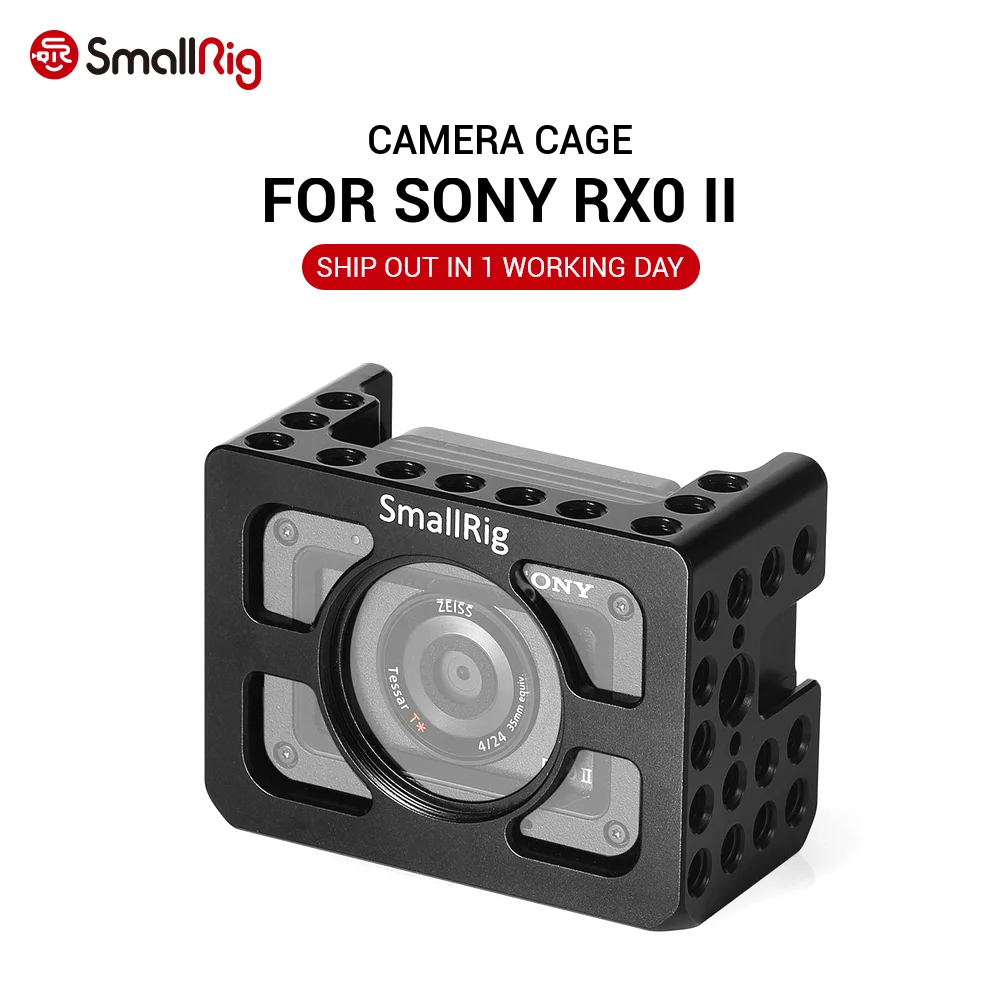Фото SmallRig RX0 II Vlogging клетка для экшн камеры Sony особенность w/ 1/4 - купить