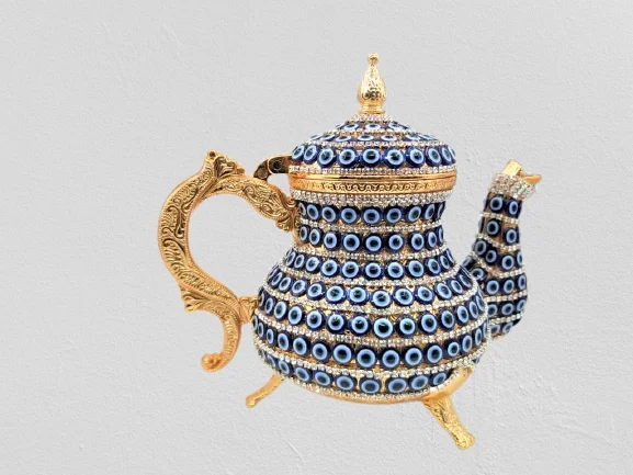 WONDERFULLTurkey authentic kitchen decor Evil eye bead stone Perfect gold colored Ewer gift dowry FOOTED GONDOL large colorful P
WONDERFULLTurkey authentic kitchen decor Evil eye bead stone Perfect gold colored Ewer gift dowry FOOTED GONDOL large colorful P