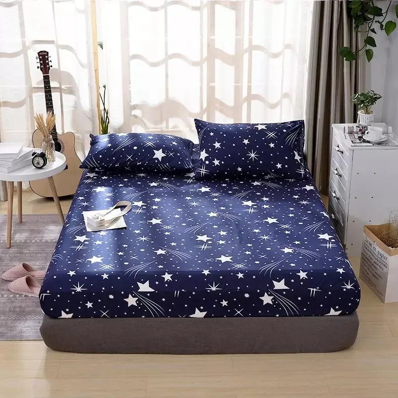 3pc Bed Sheet with Pillowcase Geometric Printed Fitted Sheet With Elastic Mattress Cover Queen Size Bed Linen Polyester Beddin
3pc Bed Sheet with Pillowcase Geometric Printed Fitted Sheet With Elastic Mattress Cover Queen Size Bed Linen Polyester Beddin