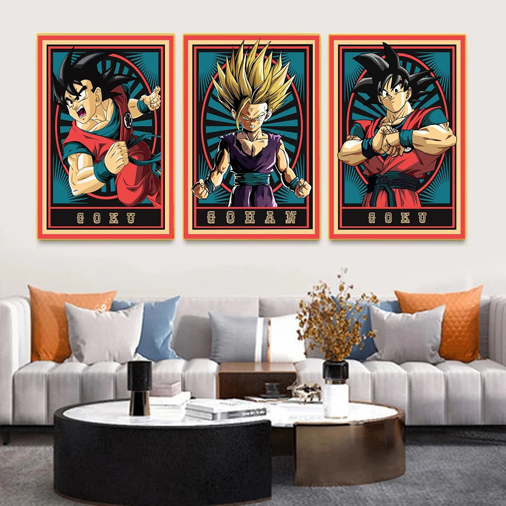Dragon Ball Goku Z Poster Japanese Anime Canvas Painting Art Print Mural Picture Children's Room Home Wall Decoration Cuadros
Dragon Ball Goku Z Poster Japanese Anime Canvas Painting Art Print Mural Picture Children's Room Home Wall Decoration Cuadros