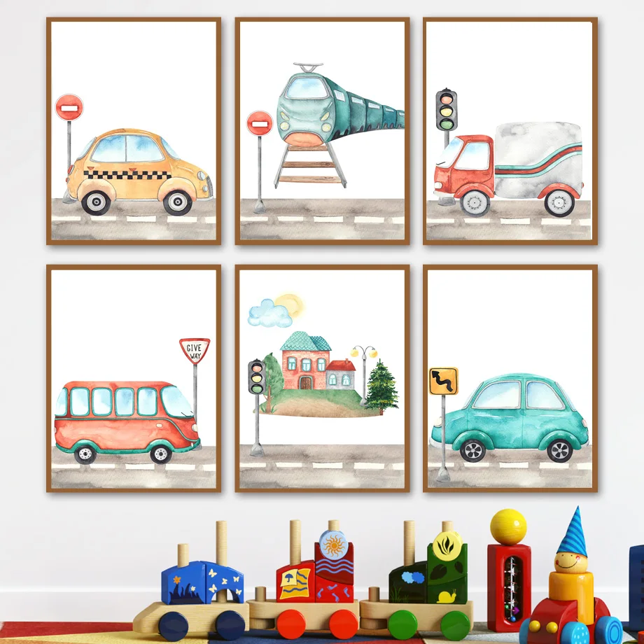 Cartoon Car Train Traffic Warning Sign Wall Art Canvas Painting Nordic Posters And Prints Nursery Wall Pictures Baby Room Decor
Cartoon Car Train Traffic Warning Sign Wall Art Canvas Painting Nordic Posters And Prints Nursery Wall Pictures Baby Room Decor