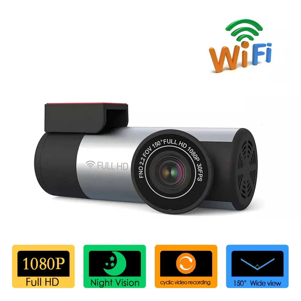 1080P HD Car DVR Driving Camera Recorder Night Vision Dash Camera Recorder USB Socket Sopport TF Card Wifi
1080P HD Car DVR Driving Camera Recorder Night Vision Dash Camera Recorder USB Socket Sopport TF Card Wifi