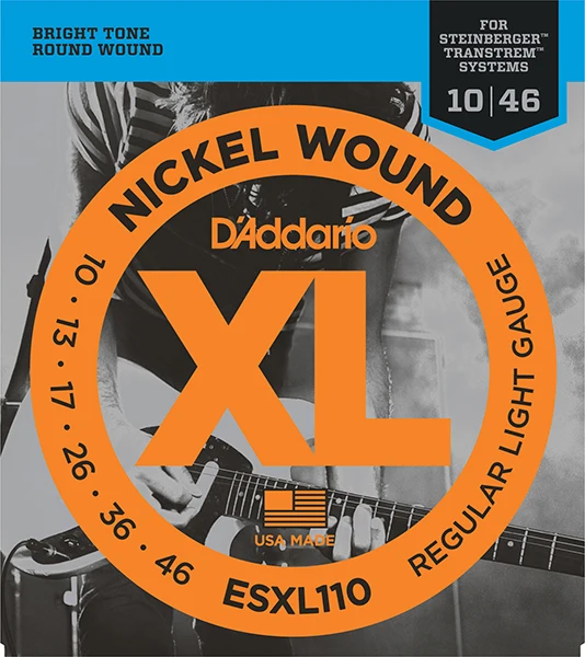 ESXL110 Steinberger Комплект струн для электрогитары Regular Light 10-46 D