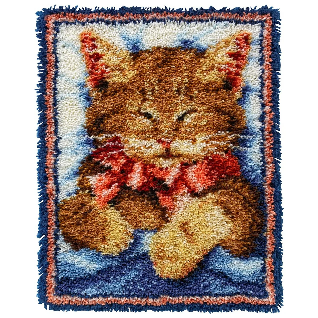 Latch Hook Kits Nap Time Kitty Wall Hanging DIY Carpet Rug Pre-Printed Canvas with Non-Skid Backing Floor Mat 60x80cm
Latch Hook Kits Nap Time Kitty Wall Hanging DIY Carpet Rug Pre-Printed Canvas with Non-Skid Backing Floor Mat 60x80cm